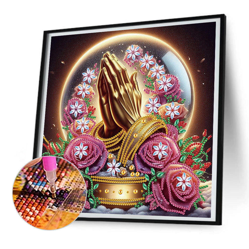 Buddha Statue - Special Shaped Drill Diamond Painting 30*30CM