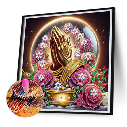 Buddha Statue - Special Shaped Drill Diamond Painting 30*30CM