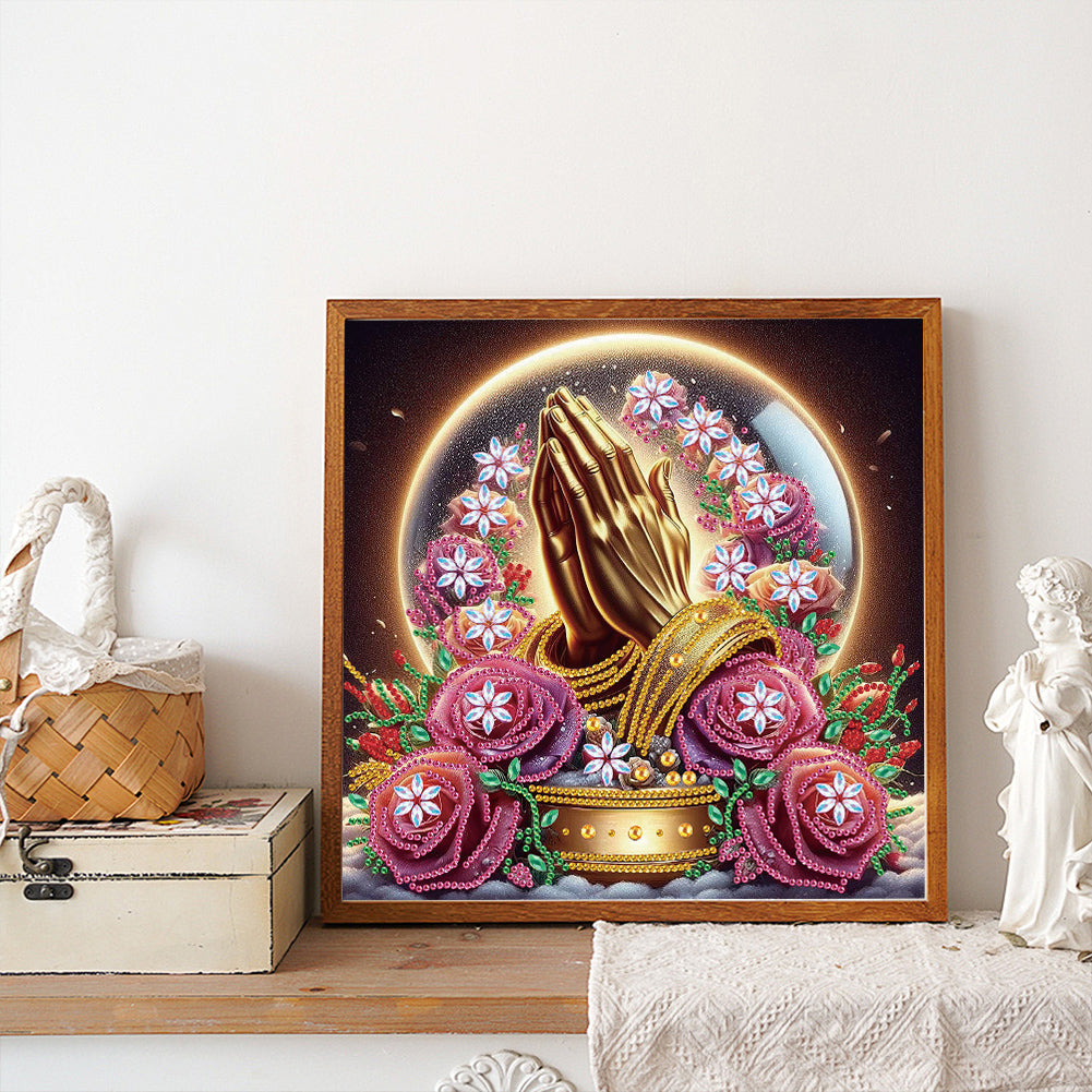 Buddha Statue - Special Shaped Drill Diamond Painting 30*30CM