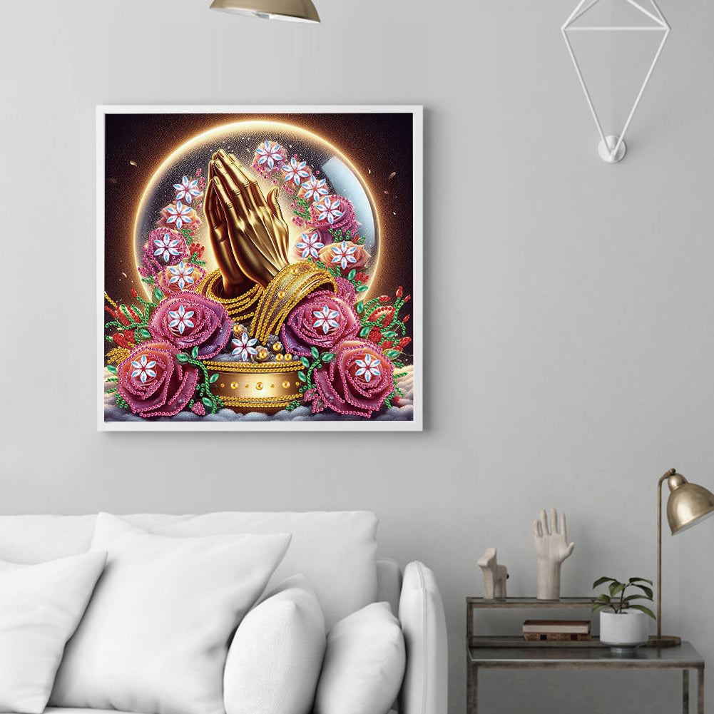 Buddha Statue - Special Shaped Drill Diamond Painting 30*30CM