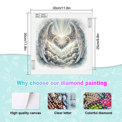 Wings - Special Shaped Drill Diamond Painting 30*30CM