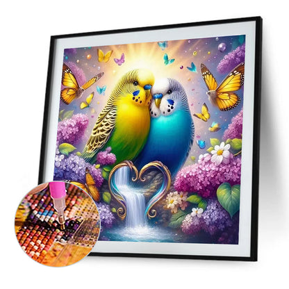 Bird - Full Round Drill Diamond Painting 40*40CM