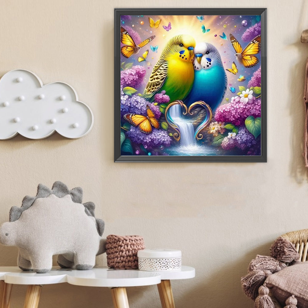 Bird - Full Round Drill Diamond Painting 40*40CM
