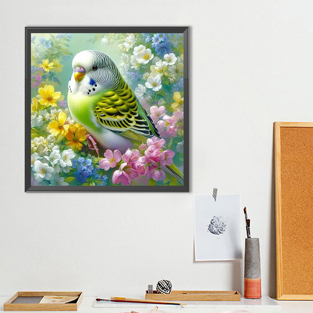 Bird - Full Round Drill Diamond Painting 40*40CM