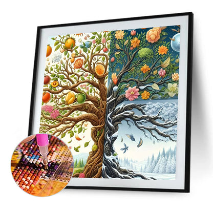 Four Seasons - Full Square Drill Diamond Painting 50*50CM