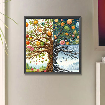 Four Seasons - Full Square Drill Diamond Painting 50*50CM