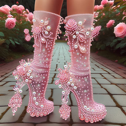 Exquisite High Heels - Special Shaped Drill Diamond Painting 30*30CM