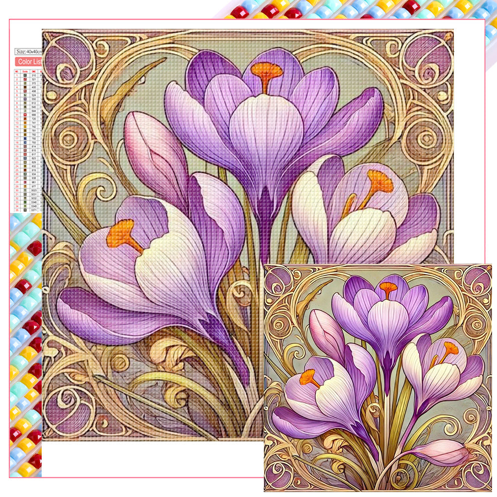Freesia - Full Square Drill Diamond Painting 40*40CM