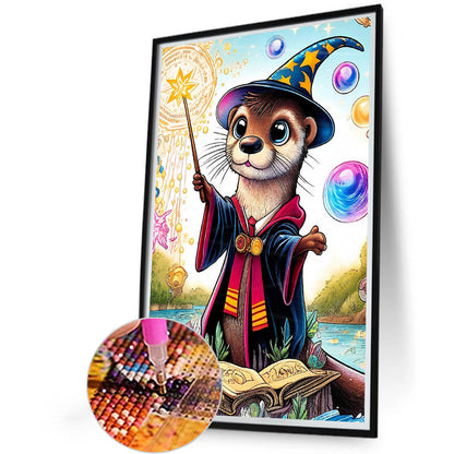 Wizard Otter - Full AB Round Drill Diamond Painting 40*60CM