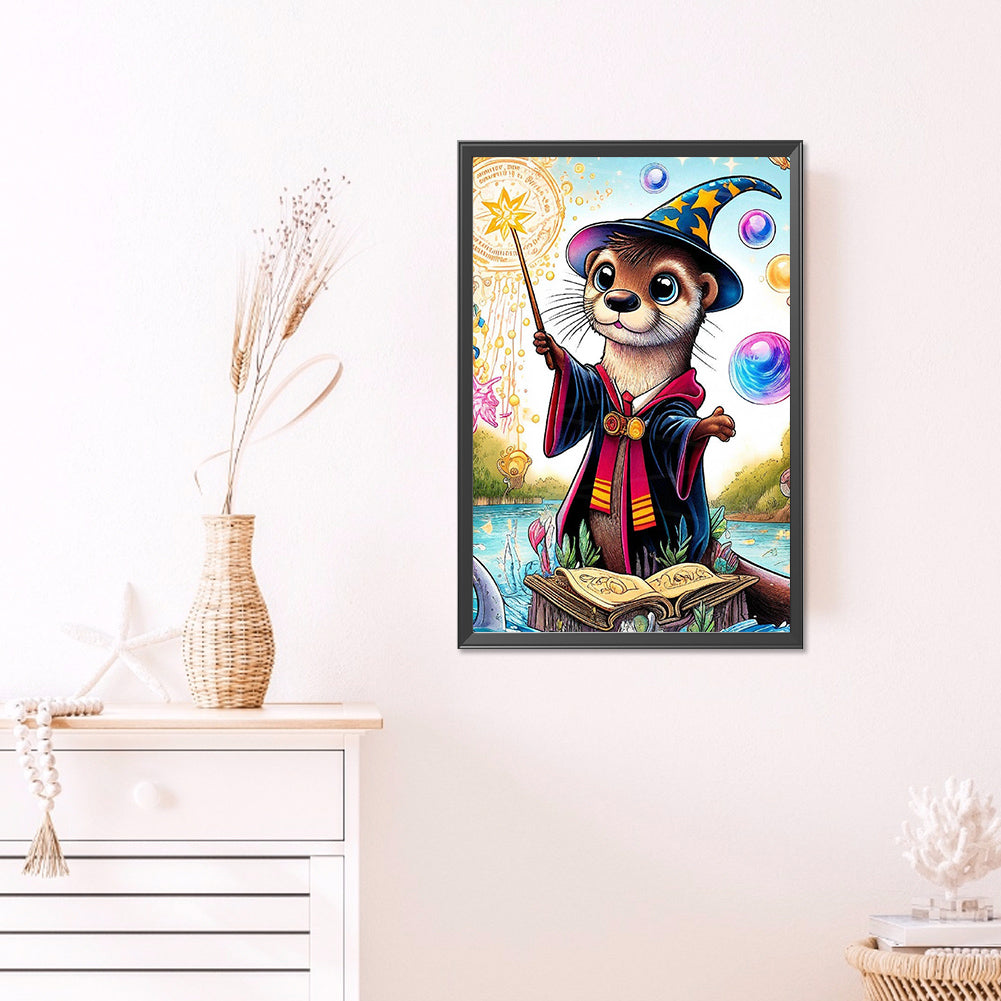Wizard Otter - Full AB Round Drill Diamond Painting 40*60CM