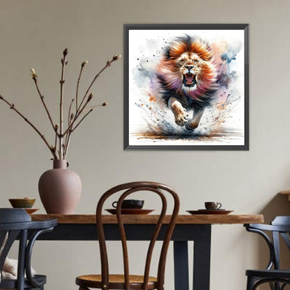 Lion - Full Round Drill Diamond Painting 40*40CM