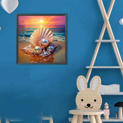 Sunset Pearl - Full Round Drill Diamond Painting 30*30CM