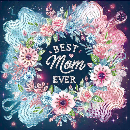 Mother'S Day - Special Shaped Drill Diamond Painting 30*30CM