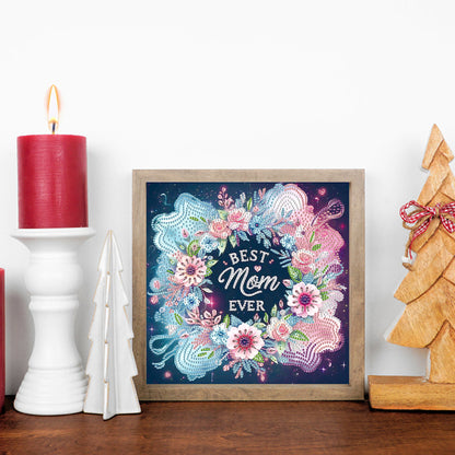 Mother'S Day - Special Shaped Drill Diamond Painting 30*30CM