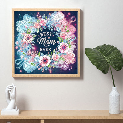 Mother'S Day - Special Shaped Drill Diamond Painting 30*30CM