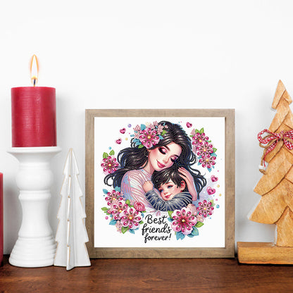 Mother'S Day - Special Shaped Drill Diamond Painting 30*30CM