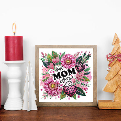Mother'S Day - Special Shaped Drill Diamond Painting 30*30CM