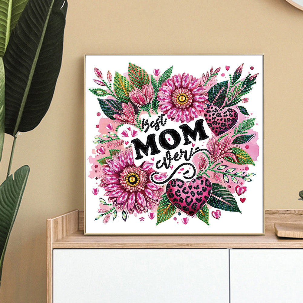 Mother'S Day - Special Shaped Drill Diamond Painting 30*30CM
