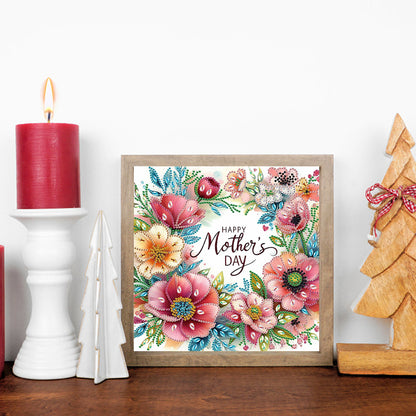 Mother'S Day - Special Shaped Drill Diamond Painting 30*30CM