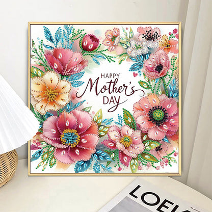 Mother'S Day - Special Shaped Drill Diamond Painting 30*30CM