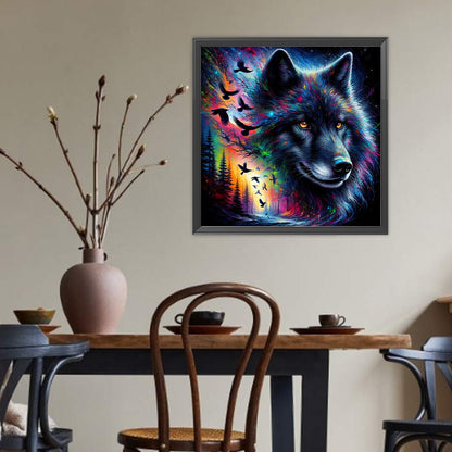 Wolf - Full Round Drill Diamond Painting 40*40CM