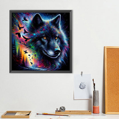 Wolf - Full Round Drill Diamond Painting 40*40CM