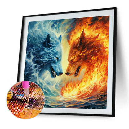 Wolf - Full Round Drill Diamond Painting 40*40CM