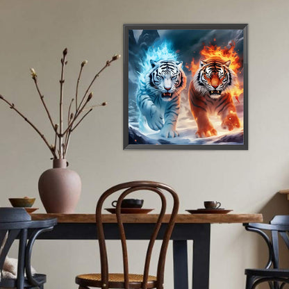 Tiger - Full Round Drill Diamond Painting 40*40CM