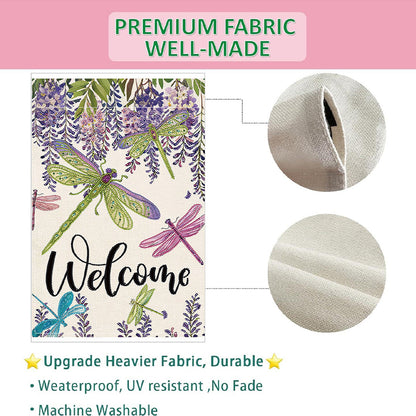 Spring Tulip 5D DIY Diamond Outdoor Flags Double Sided Diamond Art Vertical Flag