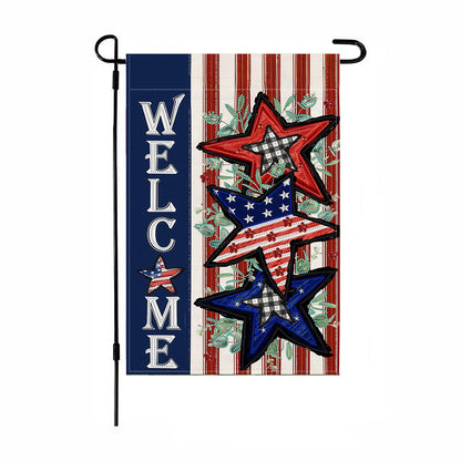 Spring Tulip 5D DIY Diamond Outdoor Flags Double Sided Diamond Art Vertical Flag