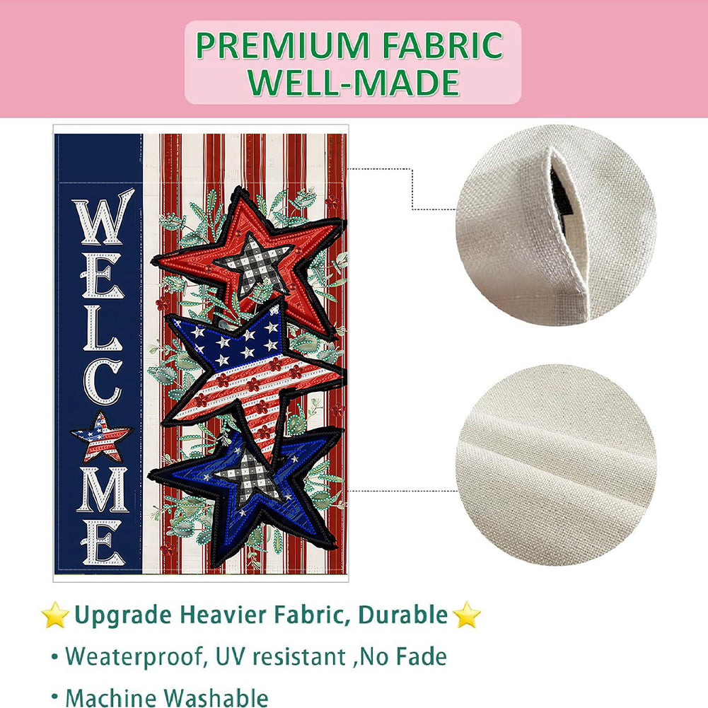 Spring Tulip 5D DIY Diamond Outdoor Flags Double Sided Diamond Art Vertical Flag