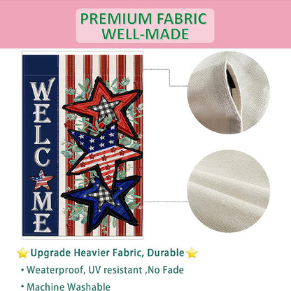 Spring Tulip 5D DIY Diamond Outdoor Flags Double Sided Diamond Art Vertical Flag