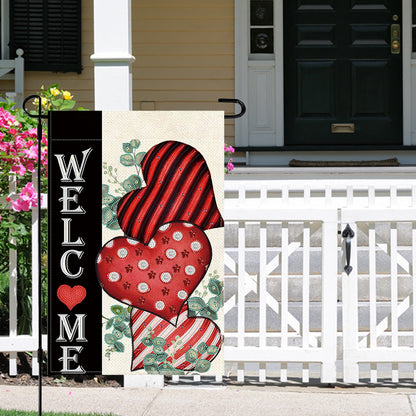 Spring Tulip 5D DIY Diamond Outdoor Flags Double Sided Diamond Art Vertical Flag