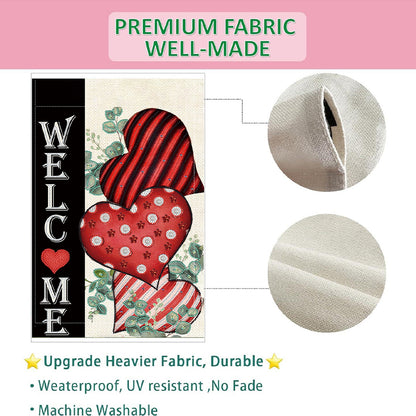 Spring Tulip 5D DIY Diamond Outdoor Flags Double Sided Diamond Art Vertical Flag