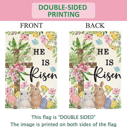 Spring Tulip 5D DIY Diamond Outdoor Flags Double Sided Diamond Art Vertical Flag