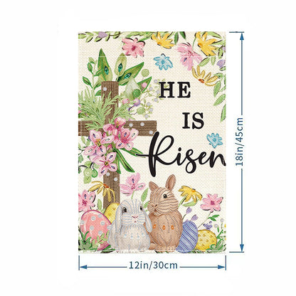 Spring Tulip 5D DIY Diamond Outdoor Flags Double Sided Diamond Art Vertical Flag