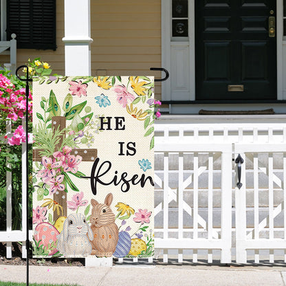 Spring Tulip 5D DIY Diamond Outdoor Flags Double Sided Diamond Art Vertical Flag