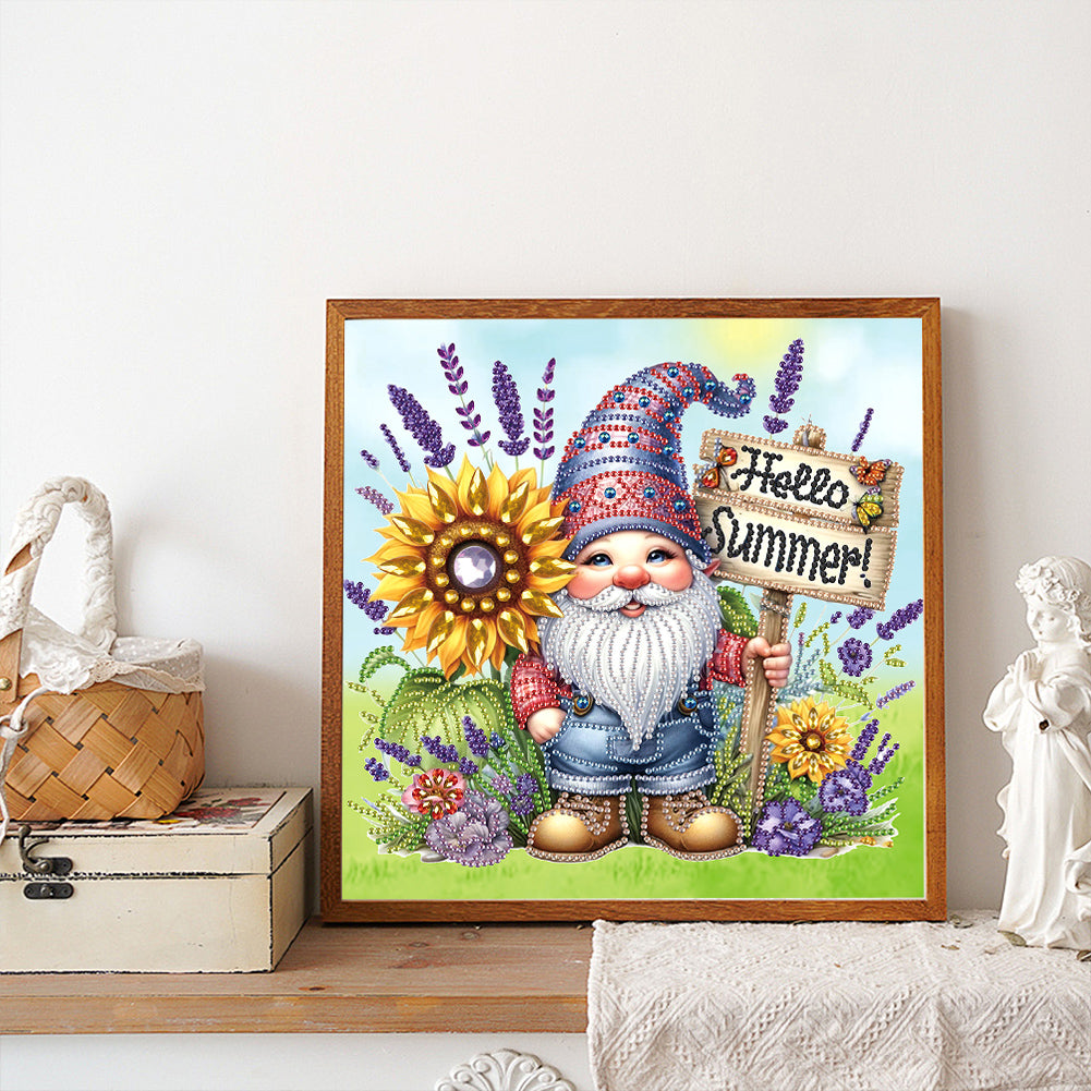 Summer Goblin - Special Shaped Drill Diamond Painting 30*30CM