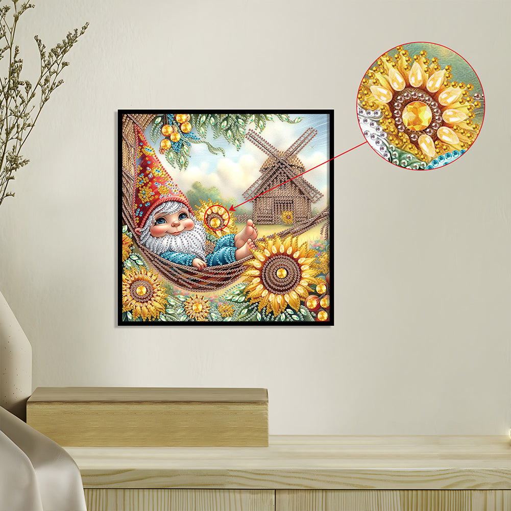 Summer Goblin - Special Shaped Drill Diamond Painting 30*30CM