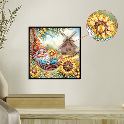 Summer Goblin - Special Shaped Drill Diamond Painting 30*30CM