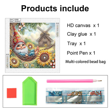 Summer Goblin - Special Shaped Drill Diamond Painting 30*30CM