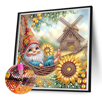 Summer Goblin - Special Shaped Drill Diamond Painting 30*30CM