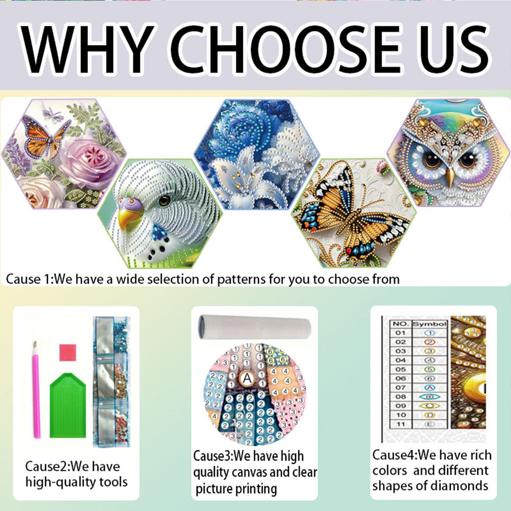 Summer Goblin - Special Shaped Drill Diamond Painting 30*30CM