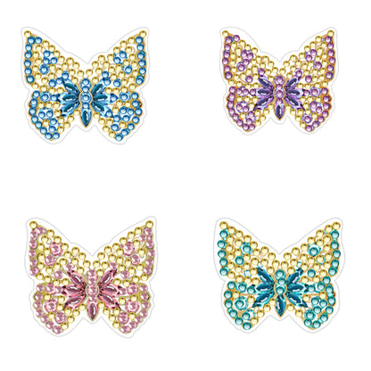 4pc Flower Animal DIY Diamond Painting Car Air Vent Clip Air Freshener for Adult