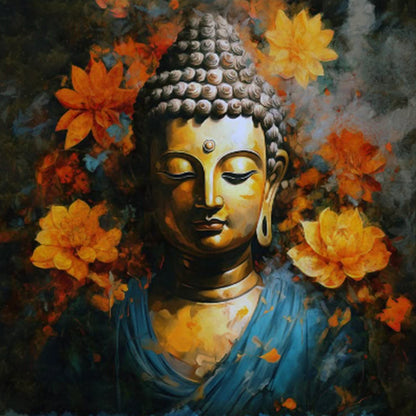 Buddha - Full Round Drill Diamond Painting 40*40CM