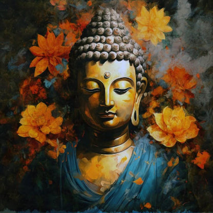 Buddha - Full Round Drill Diamond Painting 40*40CM