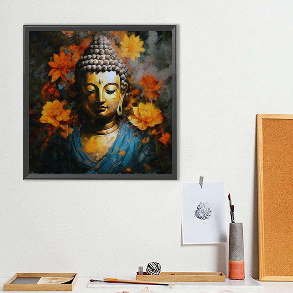 Buddha - Full Round Drill Diamond Painting 40*40CM