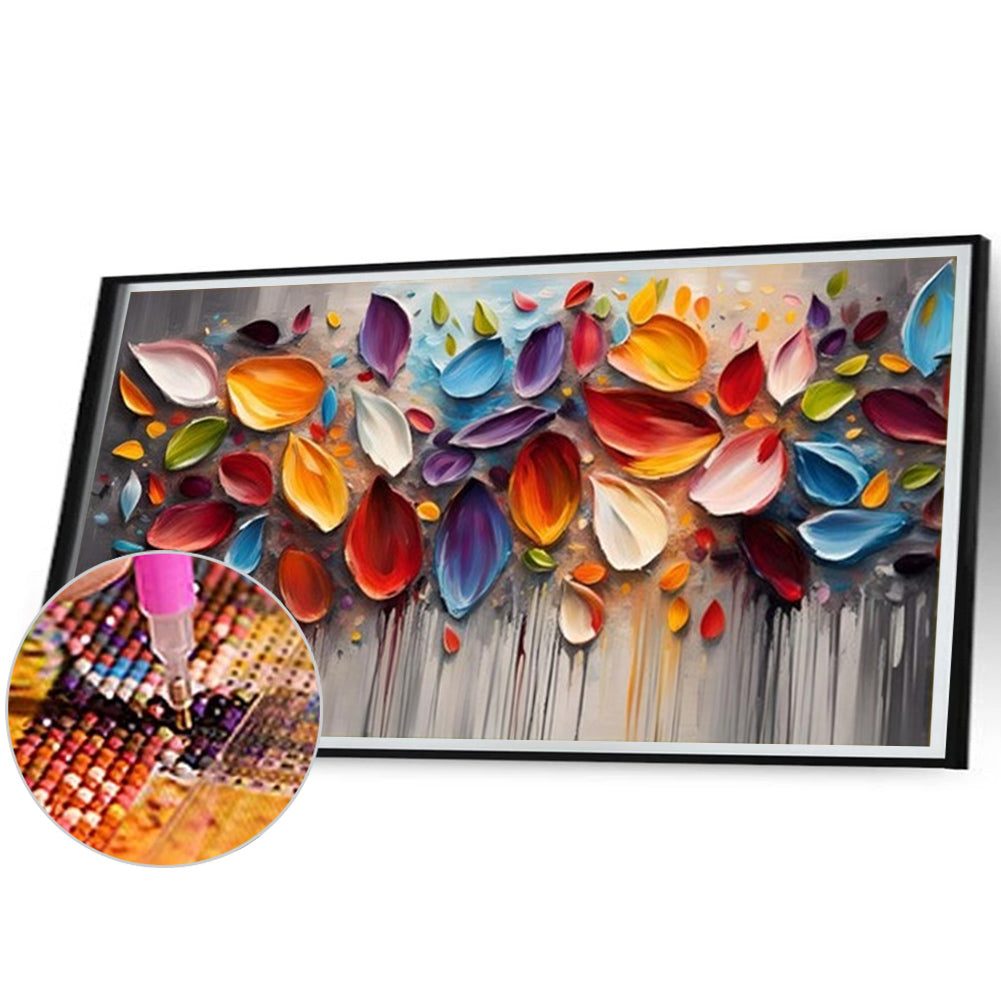 Decorative Flower Painting - Full Round Drill Diamond Painting 70*40CM