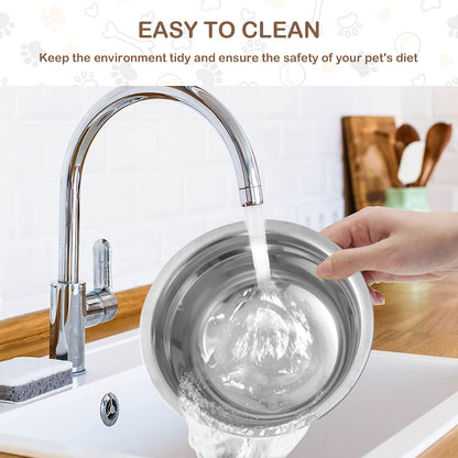 5D DIY Diamond Painting Water Feeder Diamond Art Dog Bowl for Small Medium Pets