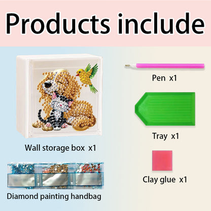DIY Diamond Painting Storage Organizer Wall Mount Diamond Art Organizer Box